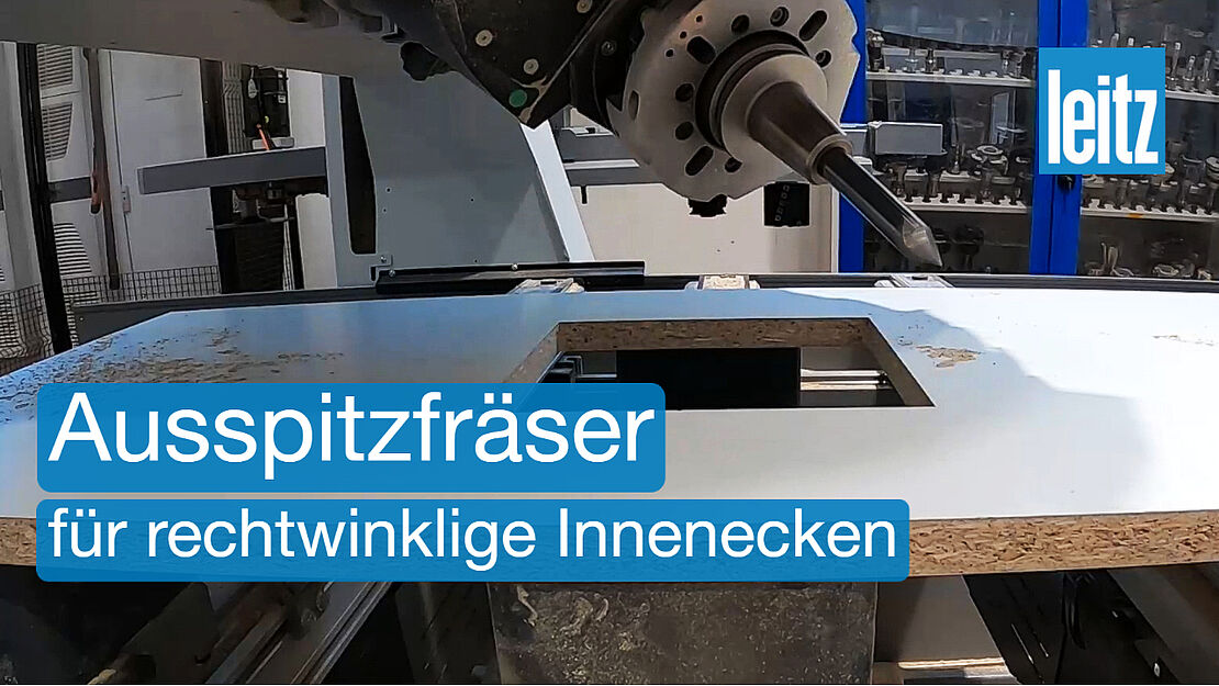 How to create right angled inner corners on a CNC machine with Leitz pointing cutters #cnc #tools