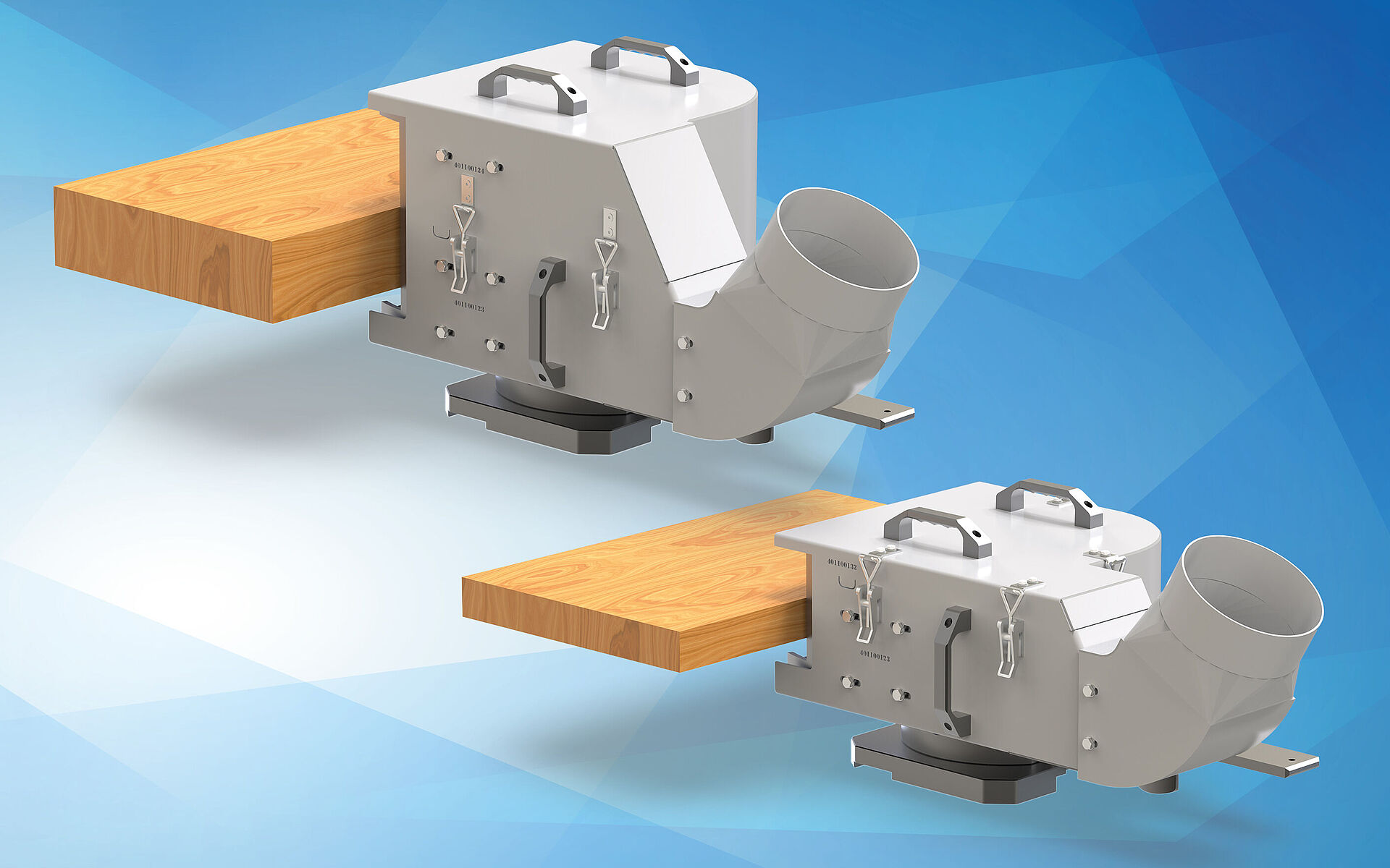 Leitz Abaughaube mit Wechselteil, optimiert für variable Holzdicken