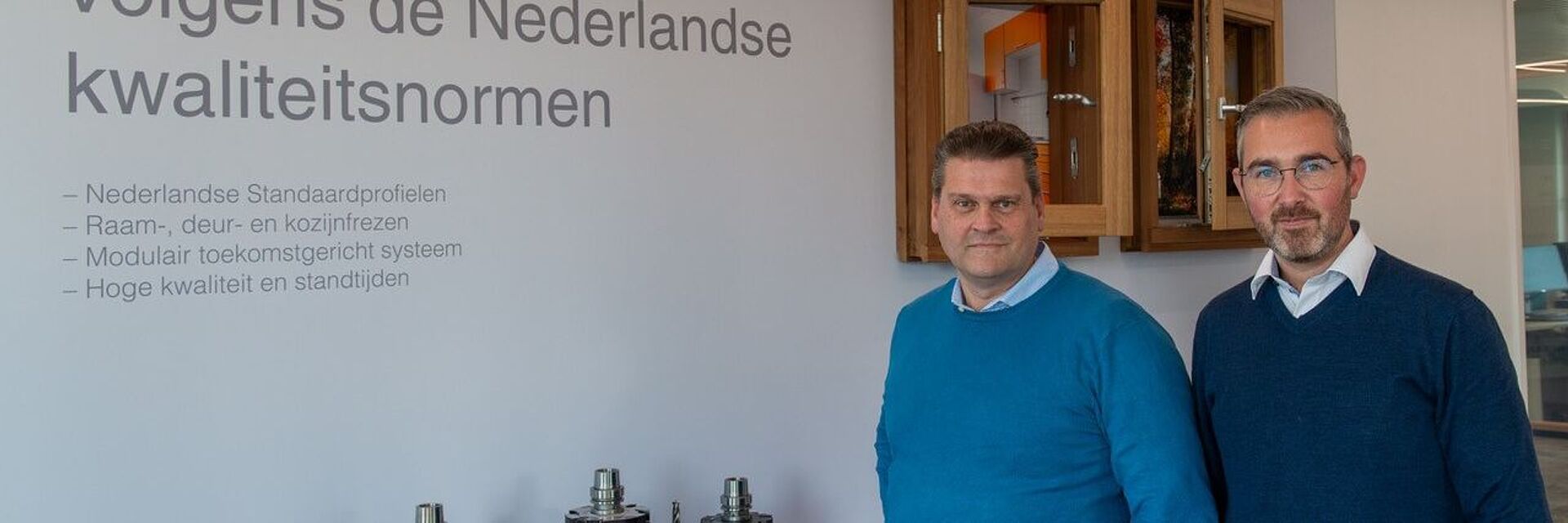 Regiomanager René Verhoeven en technisch manager Peter Pohlen.