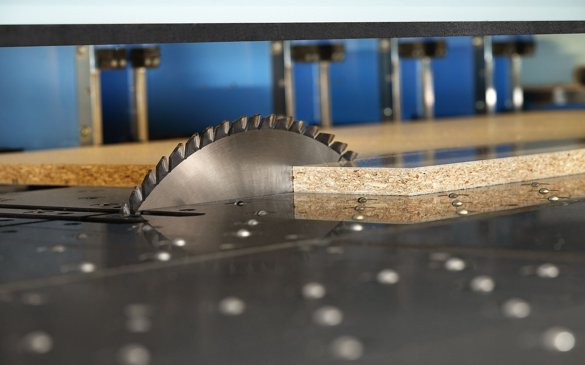 Leitz Kreissägeblatt RazorCut auf Plattenaufteilsäge